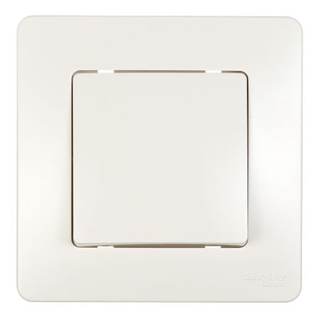 Выключатель Systeme Electric Blanca одноклавишный встраиваемый молочный (BLNVS010102)