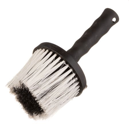 Кисть круглая искусственная щетина пластиковая ручка Matrix d110 мм для эмалей и лаков на водной основе кисть художественная байкал синтетика круглая 3 длинная ручка шк08135