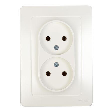 Розетка Systeme Electric Blanca встраиваемая молочная (BLNRS000022)