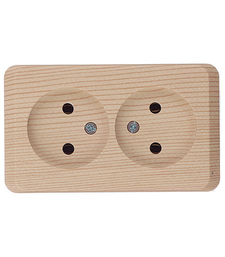 Розетка Systeme Electric Этюд накладная сосна (PA16-005D)