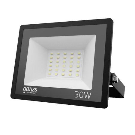 Прожектор светодиодный Gauss Elementary ДО-30 6500К 30 Вт IP65 черный