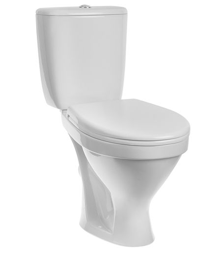 Унитаз-компакт Cersanit Trento с горизонтальным выпуском с сиденьем термопласт микролифт белый (S-KO-TR011-3/6-PL-w)