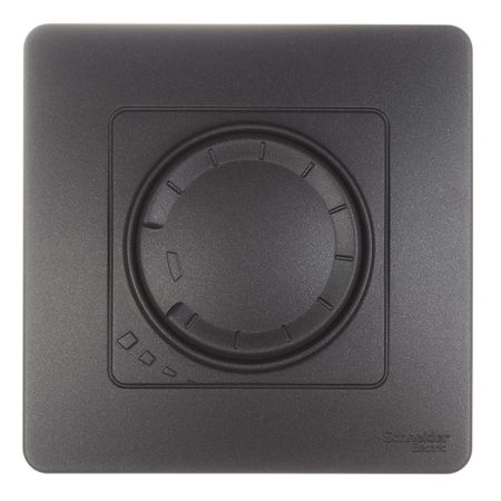 Диммер Systeme Electric Blanca встраиваемый антрацит поворотно-нажимной (BLNSS040016)