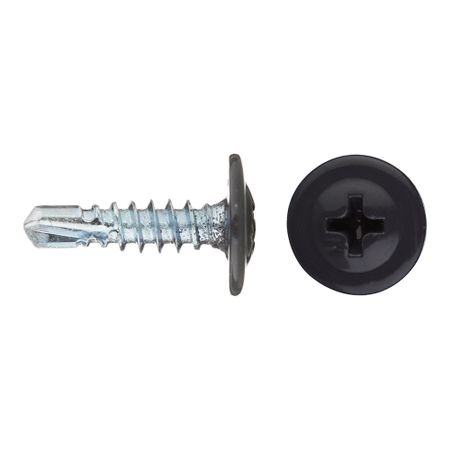 Саморезы клопы 16x4,2 мм с буром Daxmer (20 шт.) серый RAL 7024