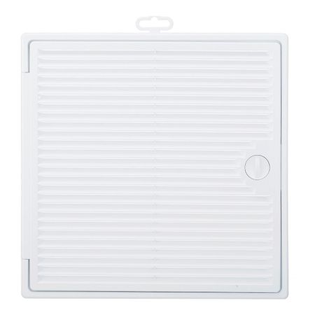 Люк ревизионный Era Декофот пластиковый 300х300 мм накладной с решеткой