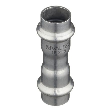 Муфта Valtec (VTi.903.I.001515) 15х15 мм нержавеющая сталь 304 a2 70 нержавеющая   2 5 шт круглая муфта с накаткой длинные удлиненные затягивающие гайки для большого пальца m3 m4 m5 m6 m8 m10 m12 m16