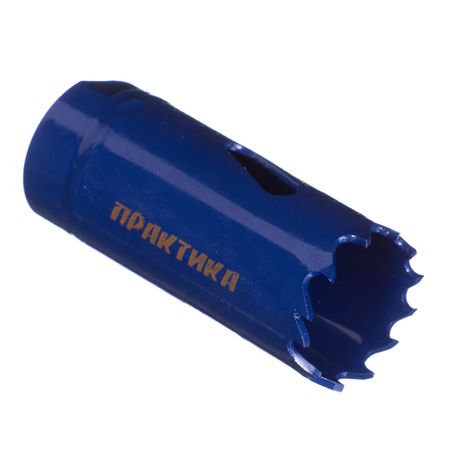 Коронка биметаллическая Практика (035-929) универсальная d22 мм коронка по дереву fit 89мм