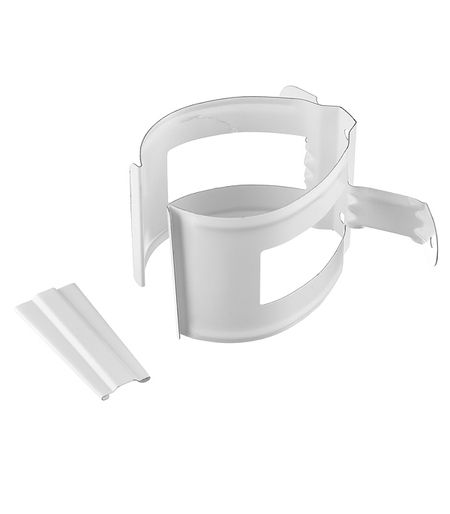 Кронштейн хомут труб Grand Line металлический на деревянную стену d90 мм белый RAL 9003 денис васильевич капский сергей сергеевич семченков алексей олегович лобашов устойчивые транспортные системы городов учебник