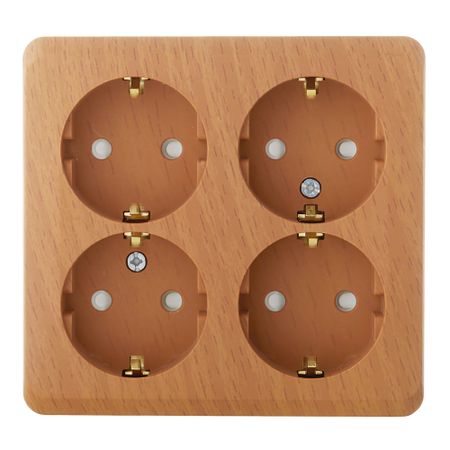 Розетка Systeme Electric Этюд накладная бук со шторками (PA16-208T)