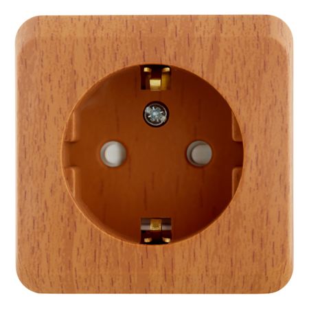 Розетка Systeme Electric Этюд накладная бук со шторками (PA16-004T)