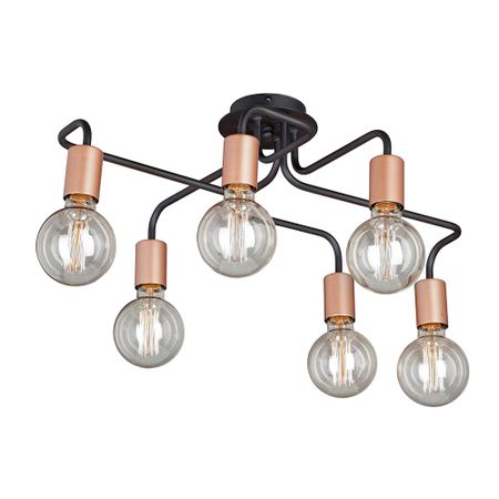 Люстра потолочная Vitaluce V4560 E27 360 Вт 18 кв.м (V4560-1/6PL) люстра потолочная vitaluce v4188 e27 480 вт 24 кв м v4188 9 8pl