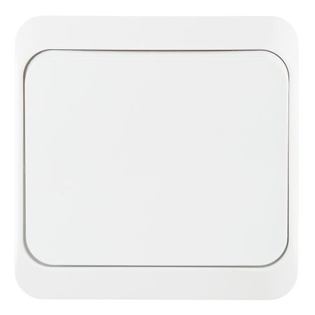 Выключатель Systeme Electric Этюд одноклавишный накладной белый с самовозвратом (KA10-001B)