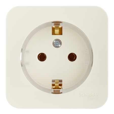 Розетка Systeme Electric Blanca накладная бежевая компакт (BLNRA110117)