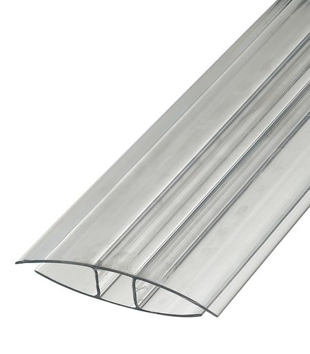 Профиль соединительный Н-образный для поликарбоната 8 мм 6 м