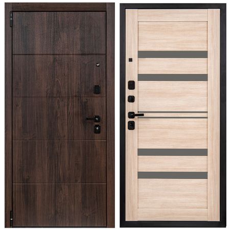 Дверь входная Portika Porta R-3 левая алмон - капучино вералинг 880х2050 мм блокнот а6 100л лин joy book агат иск кожа тонир блок скругл углы горизонт резинка карман инд уп