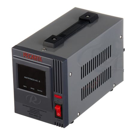 Стабилизатор напряжения Ресанта АСН-500/1-Ц однофазный 220 В 0,5 кВт переносной