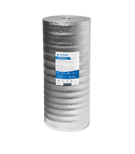 Теплоизоляция отражающая универсальная НПЭ ЛП 190 тип В 5 мм 1х25 м