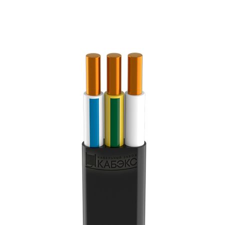 Кабель Кабэкс ППГ-нг(А)-HF-п 3х2,5 (100 м) резиновые изолированные про ul3239 3 кв