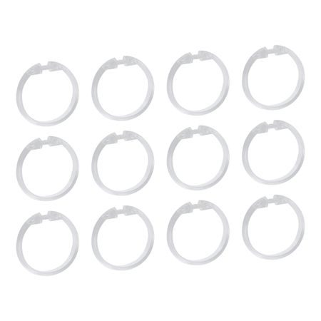 Кольца для штор Fora пластиковые прозрачные (12 шт.) (К13) олег евгеньевич иванов христианство для начинающих думать