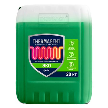Теплоноситель Thermagent Eko -20 °С 20 кг на основе пропиленгликоля