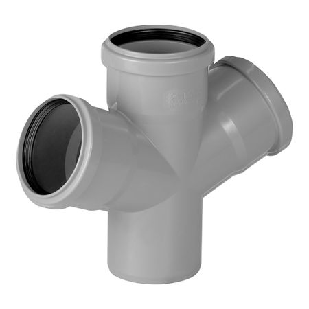 Крестовина Ostendorf HTDA d75х75х75 мм 67° пластиковая для внутренней канализации (113900)