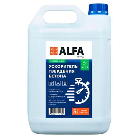 Ускоритель твердения бетона АльфаБетон 5 л