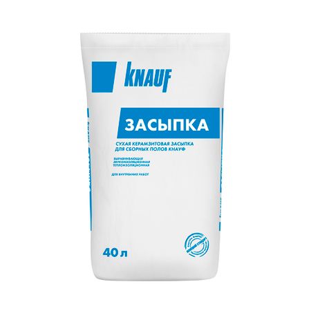 Керамзитовая засыпка фракция 0-5 мм 0,04 куб.м Knauf