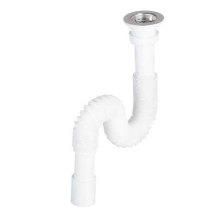 Сифон для раковины Wirquin Pro 1 1/4х32 мм с выпуском d63 мм с соединением 32/40 мм (30717987)