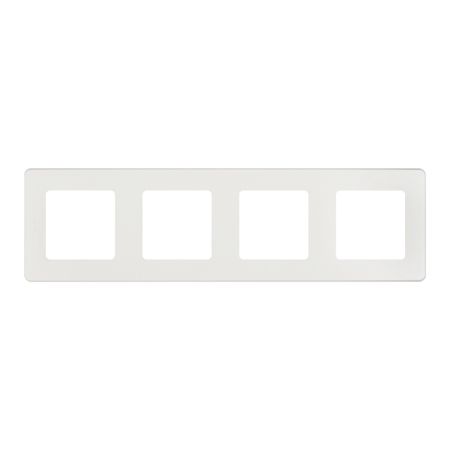 Рамка Legrand Inspiria четырехместная слоновая кость (673961)