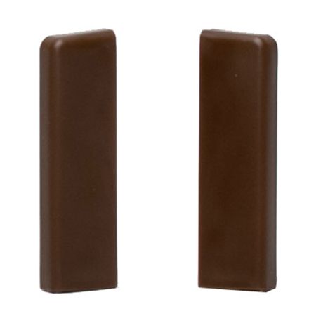 Заглушка торцевая ПВХ Salag 50 мм светло-коричневый под ковролин (2 шт.)