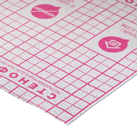 Теплоизоляция отражающая для системы теплый пол НПЭ ЛП 190 тип В 3 мм 1х25 м с разметкой