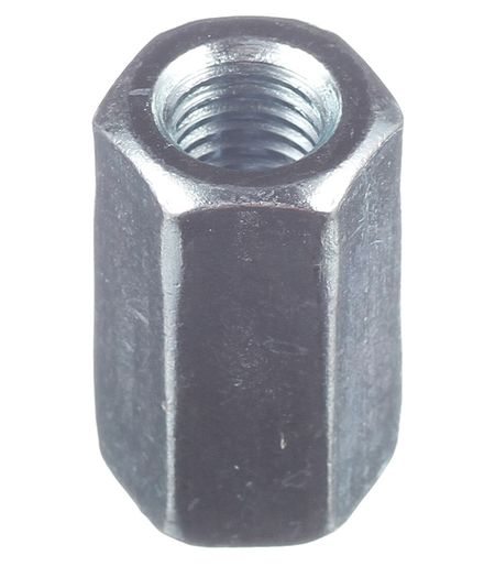 Гайка соединительная оцинкованная М10 х30 мм DIN 6334 (1 шт.)