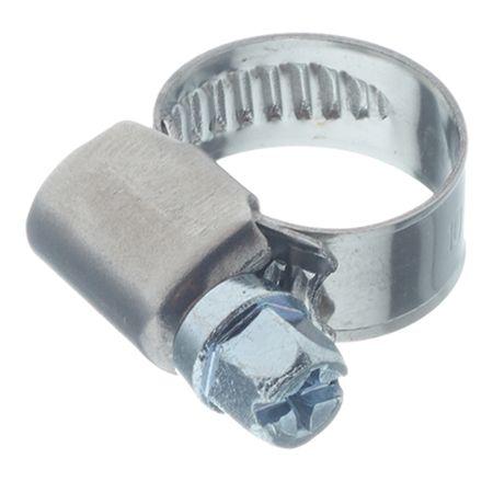 Хомут червячный обжимной 10-16 мм нержавеющая сталь (2 шт.) гайки бабочки azkd din315 нержавеющая   оцинкованные м3 м12