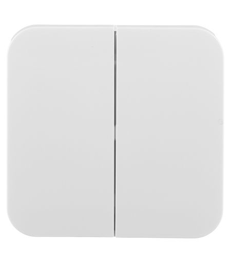 Выключатель Systeme Electric Blanca двухклавишный накладной белый (BLNVA105011)