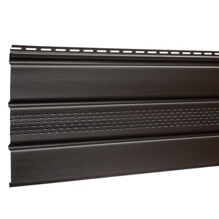 Софит ПВХ с центральной перфорацией Docke Standard шоколад 3000х305 мм