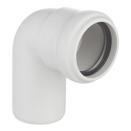 Отвод Ostendorf SKB d58 мм 87° пластиковый бесшумный для внутренней канализации (332140)