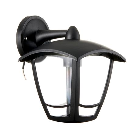 Светильник садово-парковый настенный Svet Сити Дели 2 черный E27 60 Вт IP44 (1202-02021)