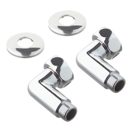 Соединитель угловой для полотенцесушителя 1 ВР(г) х 1/2 НР(ш) хром (2 шт.)