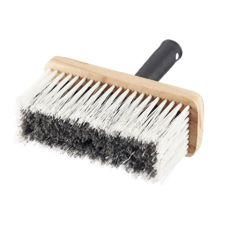 Кисть макловица искусственная щетина пластиковая ручка 170х70 мм для обойного клея и грунтов на водной основе