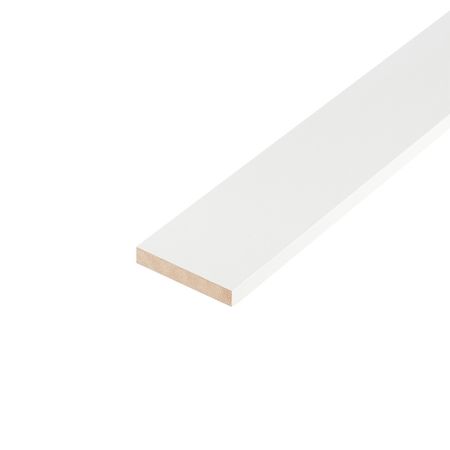 Наличник Smart 58х10х2200 мм эмаль белый прямой (1 шт.)