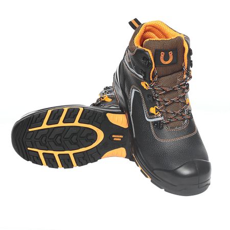 Ботинки рабочие кожаные размер 45 черные Мистраль Perfect Protection (124906)