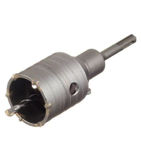 Коронка твердосплавная по бетону 55 мм SDS-plus Практика (034-694)