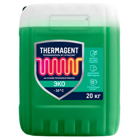 Теплоноситель Thermagent Eko -30 °С 20 кг на основе пропиленгликоля