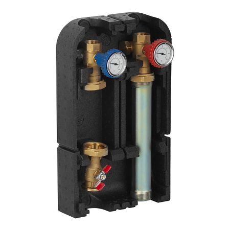 Насосная группа Stout 1 ВР(г) х 1 1/2 НР(ш) с прямым контуром в теплоизоляции без насоса (SDG-0001-002501) раскраска с красками и волшебным контуром для мальчиков м