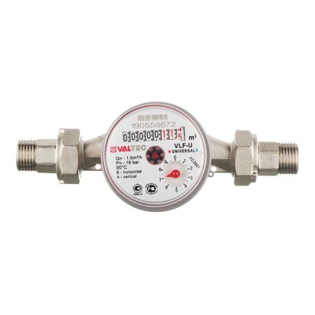 Счетчик универсальный Valtec DN15 110 мм со сгонами