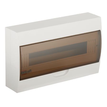 Щит распределительный навесной Dekraft ЩРН-П-18 пластиковый IP41 220х365х96 мм 18 модулей