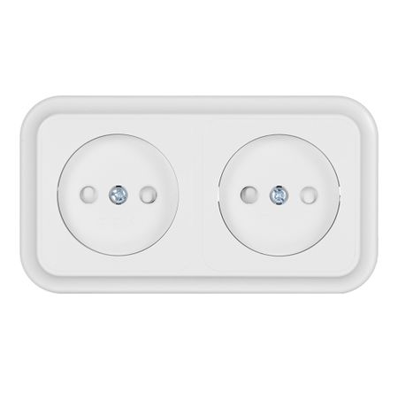 Розетка Svet накладная белая (EV0361-8320)