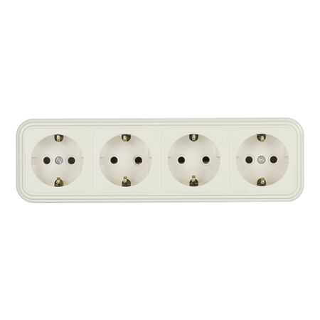 Розетка Svet накладная бежевая (0215-01201)