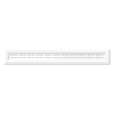 Крышка для экрана радиатора 1200х170 мм универсальная белая