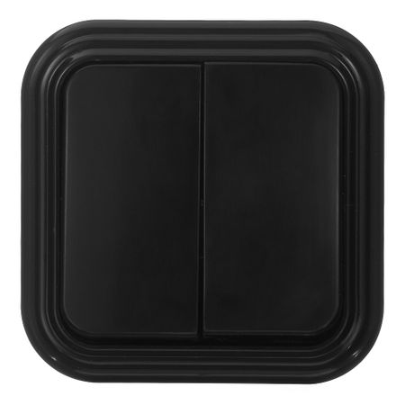 Выключатель Svet двухклавишный накладной черный (0603-00151/1441/1440) smd led диоды 0402 0603 0805 1206 разных ов